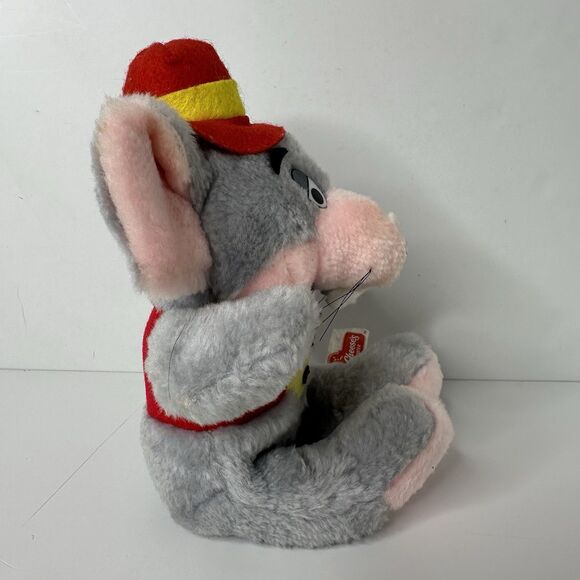 Vintage 80s Chuck E Cheese Pizza Time Theatre Plush Toy 9” Oriental Trading OTC - Picture 4 of 12